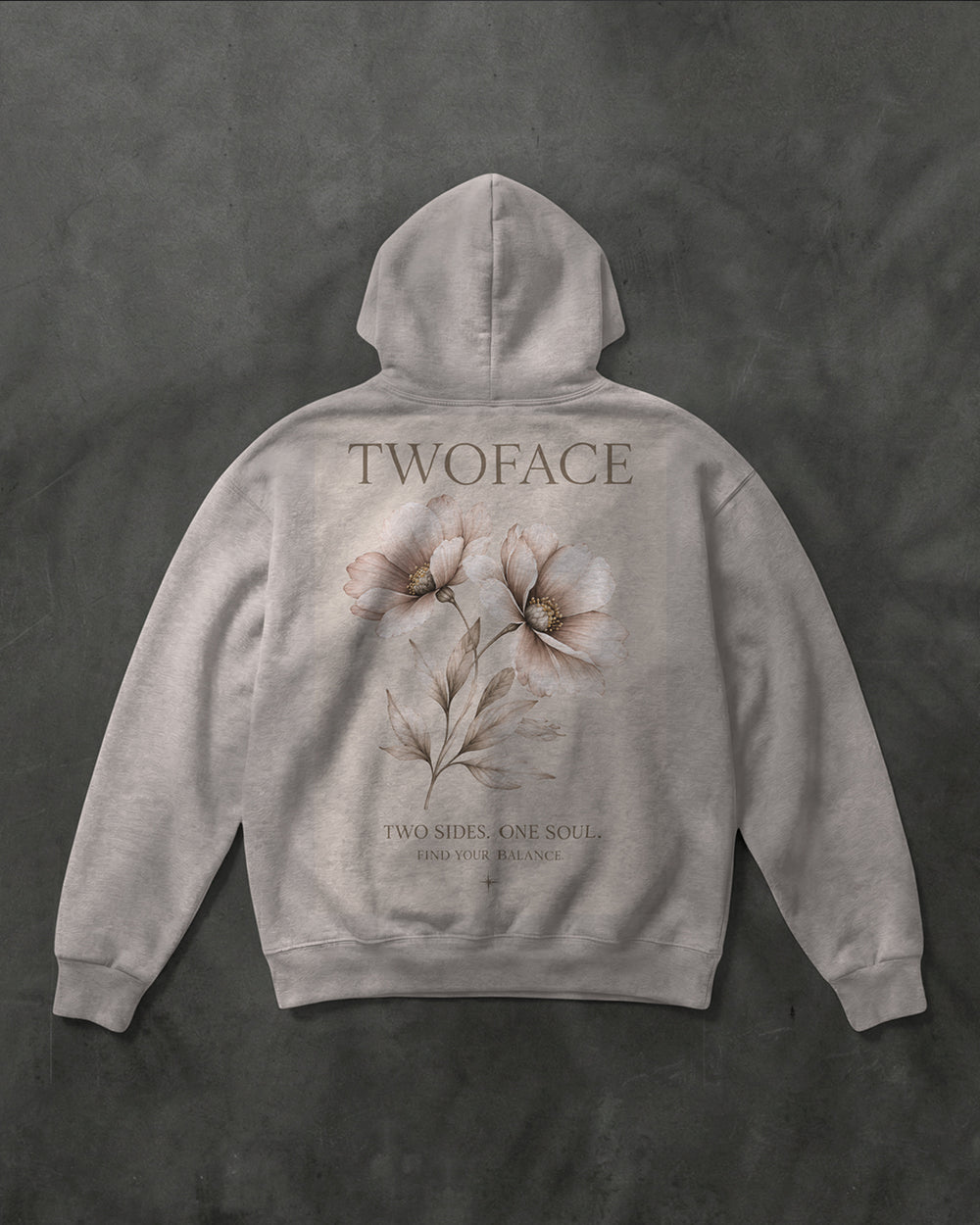 TWOFACE HOODIE-ESSENTIALS