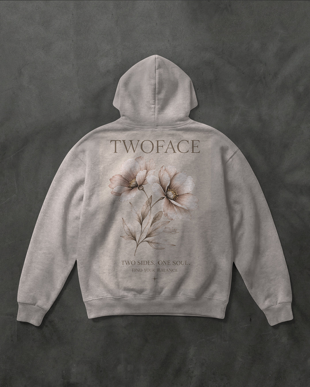 TWOFACE HOODIE-ESSENTIALS