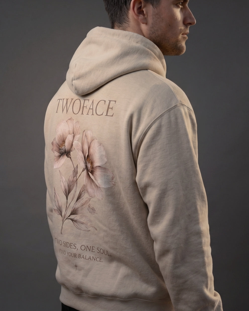 TWOFACE HOODIE-ESSENTIALS